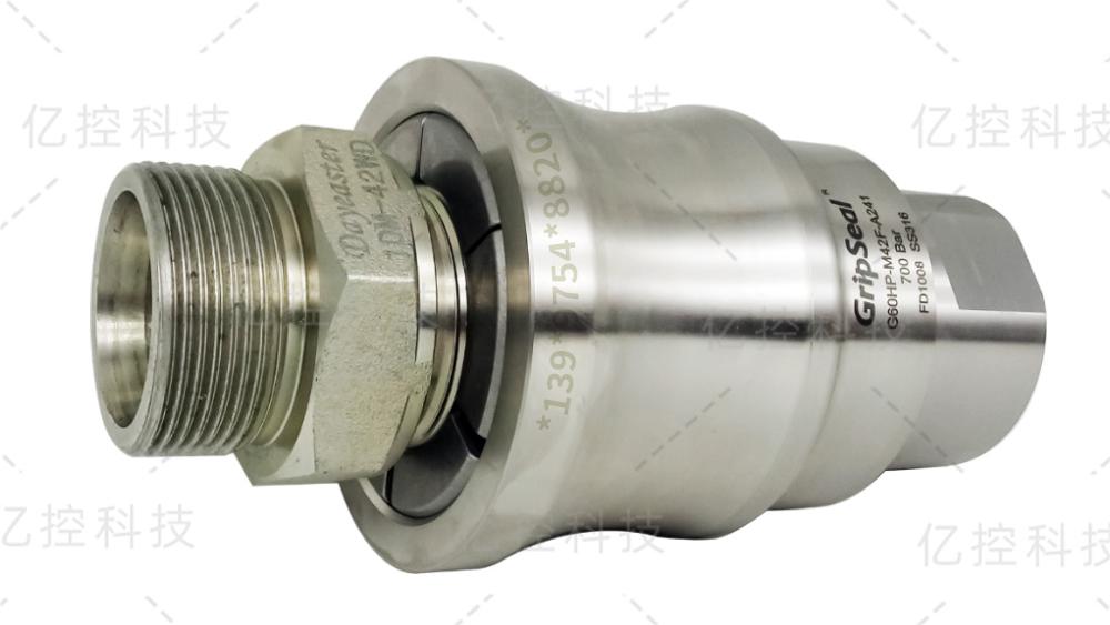 格雷希爾G60HP-M42F系列氣密測試快速密封連接器在大型液壓系統(tǒng)的應(yīng)用分析