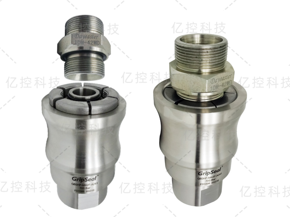 格雷希爾G60HP-M42F系列氣密測(cè)試快速密封連接器在大型液壓系統(tǒng)的應(yīng)用分析