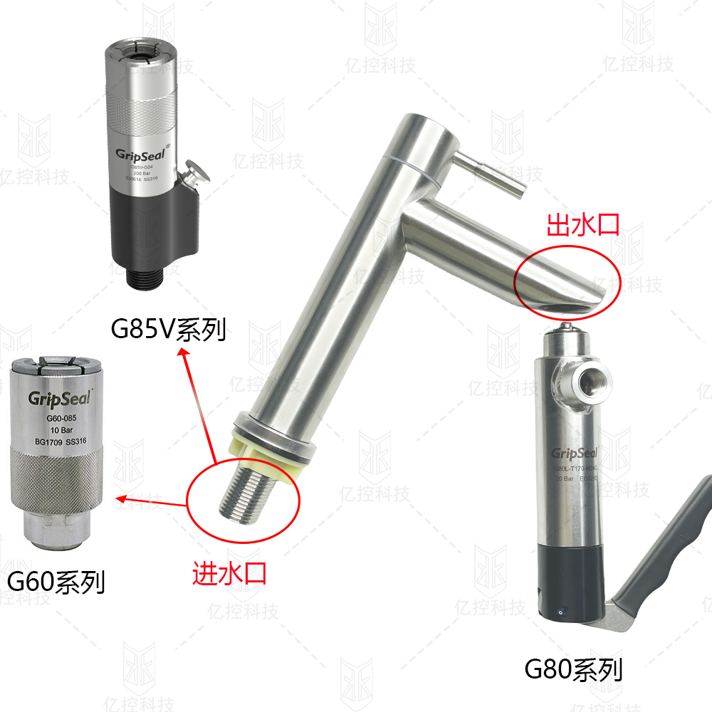 用于水龍頭行業(yè)功能測(cè)試的格雷希爾快速密封接頭