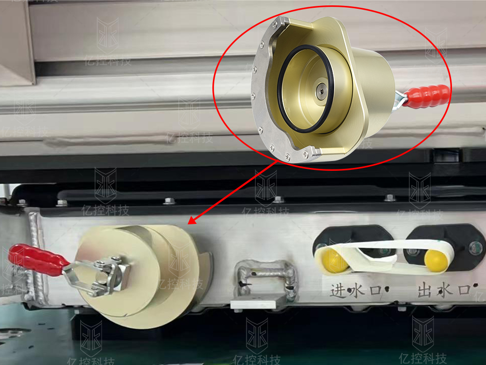 　　格雷希爾G20F系列防爆閥測試專用密封測試接頭，在新能源電池包整包氣密性測試時的應用