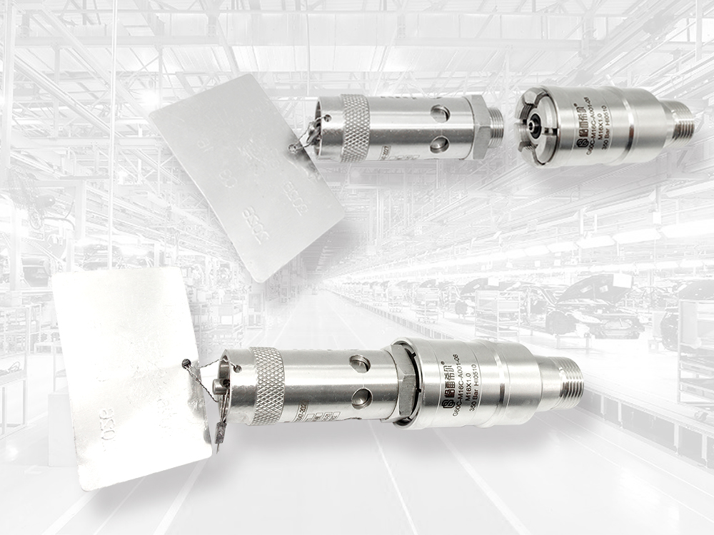 格雷希爾定制款G60C-M16C-A001-08接頭在空壓機(jī)安全閥的應(yīng)用